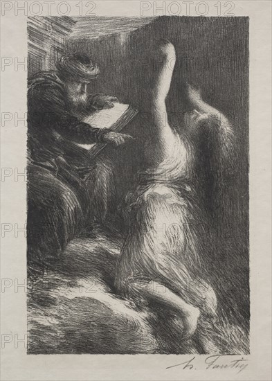 Parsival, Act II: Evocation of Kundry. Creator: Henri Fantin-Latour (French, 1836-1904).