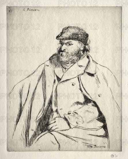 Paul Cézanne, 1874. Creator: Camille Pissarro (French, 1830-1903).