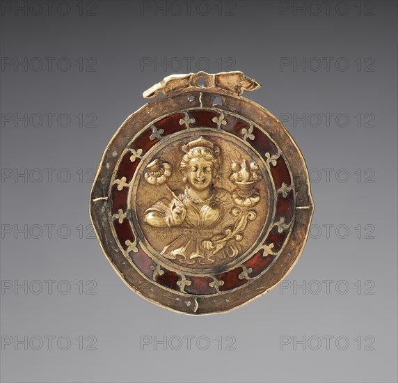 Pendant with Shri, c. 100s. Creator: Unknown.