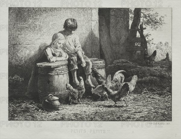 Petite, Petite. Creator: Charles-Émile Jacque (French, 1813-1894).