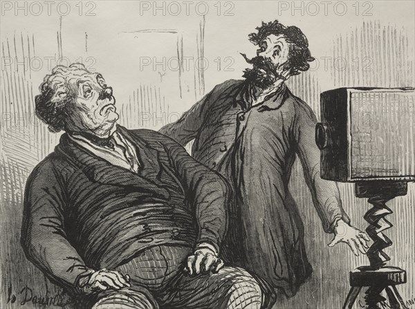 Photographe et photographiés. Creator: Honoré Daumier (French, 1808-1879).