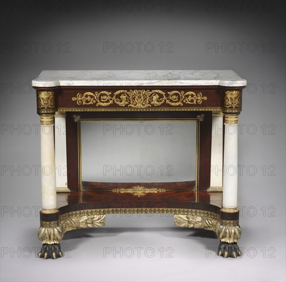 Pier Table, c. 1829-1835. Creator: Joseph Meeks and Sons (American).