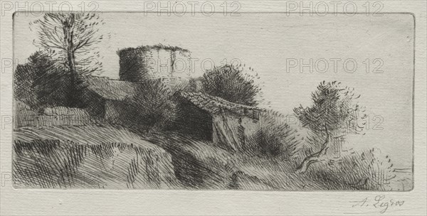 Pigeon Tower. Creator: Alphonse Legros (French, 1837-1911).