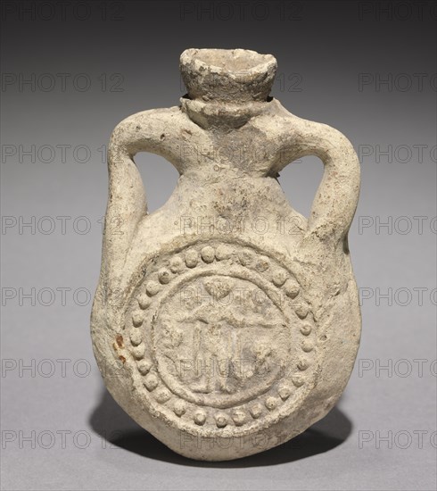 Pilgrim's Flask with Saint Menas, 400-600. Creator: Unknown.