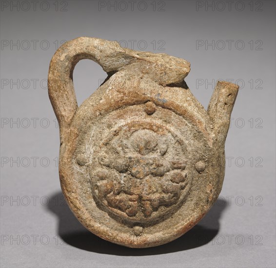 Pilgrim's Flask with Saint Menas, 400-600. Creator: Unknown.