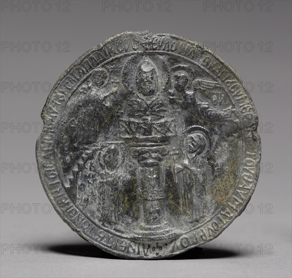 Pilgrim's Medallion with Saint Symeon the Younger, c. 1100. Creator: Unknown.