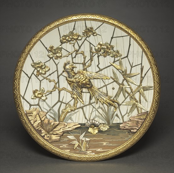 Plaque, c. 1880. Creator: Veuve Ferdinand Duvinage (French); Alphonse Giroux (French).