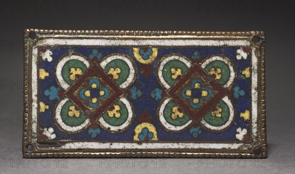 Plaque, probably from a Reliquary Shrine, 1225-1250. Creator: Unknown.