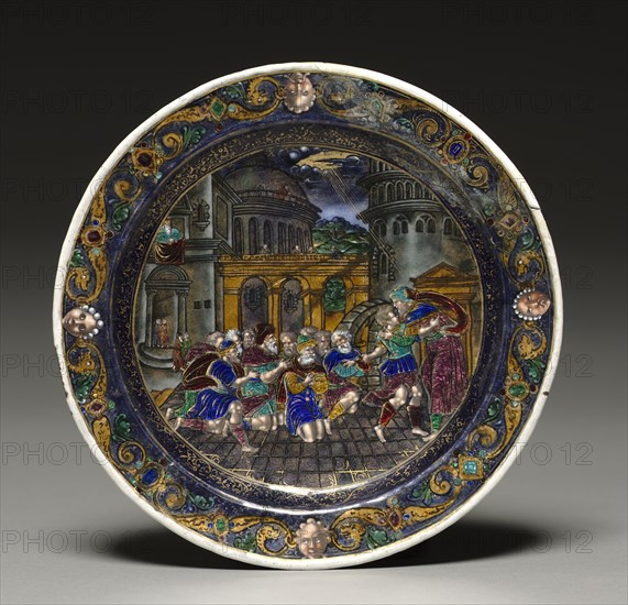 Plate, mid-late-1500s. Creator: Jean II de Court (French, bef 1583); Jean Courtois (French), or.