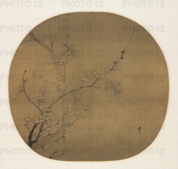 Plum Blossoms in Moonlight, first half of 14th century. Creator: Yan Hui (Chinese, active 1270-1310).