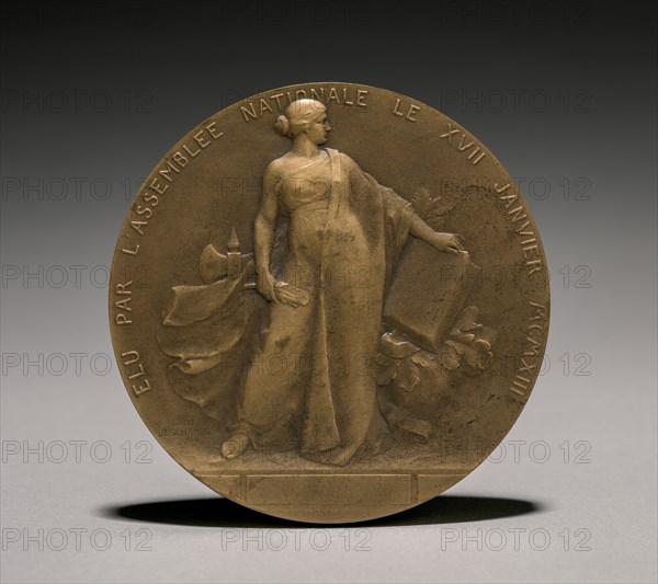 Poincarè Medal (reverse), 1900s. Creator: Léon Julien Deschamps (French, 1860-1928).