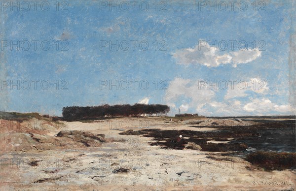 Pointe de Cabellou, Brittany, 1881. Creator: William L. Picknell (American, 1854-1897).
