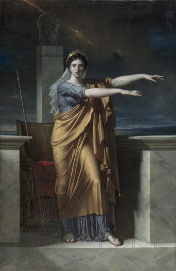 Polyhymnia, Muse of Eloquence, 1800. Creator: Charles Meynier (French, 1768-1832).