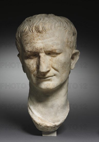 Portait Head of a Statesman, possibly Vespasian, 1-100. Creator: Unknown.