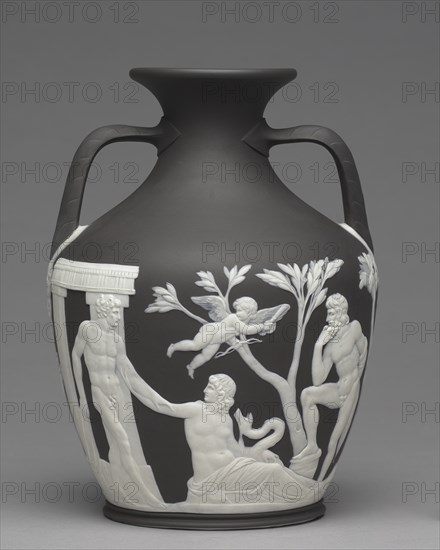 Portland Vase, c.1790. Creator: Josiah Wedgwood (British, 1730-1795).