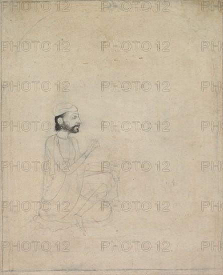 Portrait of a Seated Man, c. 1830-1850. Creator: Unknown.