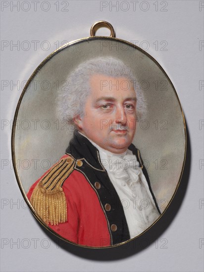 Portrait of an Officer, c. 1794. Creator: John I Smart (British, 1741-1811).
