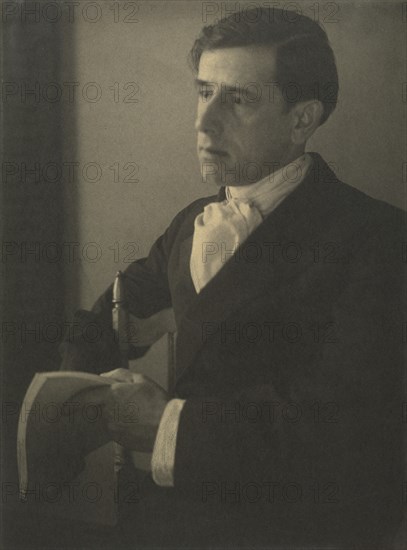 Portrait of Clarence H. White (1871-1925), c. 1898. Creator: Ema Spencer (American, 1857-1941).