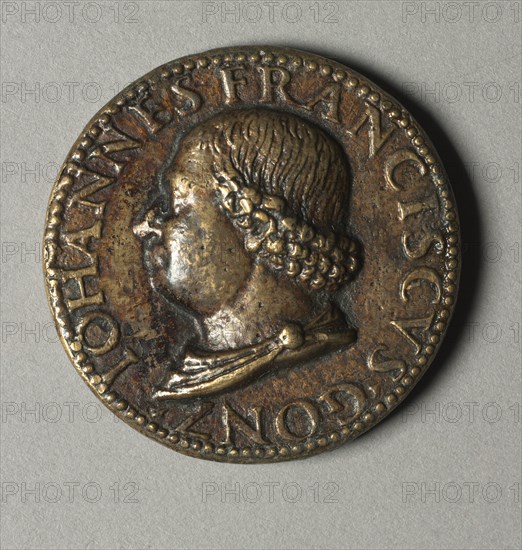 Portrait of John VIII Palaoelogus, Emperor of Constantinople, 1424-1428 (obverse) and (reverse), c.  Creator: Pisanello (Italian, Ferrara, c. 1395-1455).