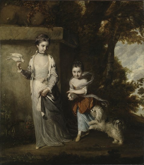 Portrait of the Ladies Amabel and Mary Jemima Yorke, c. 1761. Creator: Joshua Reynolds (British, 1723-1792).