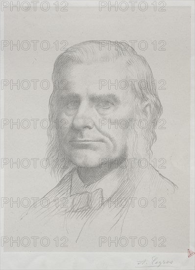 Portrait of Thomas Huxley (2nd Plate). Creator: Alphonse Legros (French, 1837-1911).