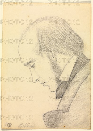 Portrait of William Michael Rossetti, c. 1853. Creator: Christina Georgina Rossetti (British, 1830-1894).