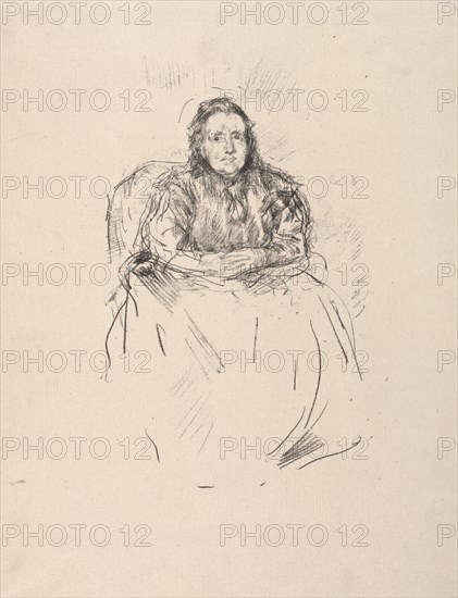 Portrait Study - Mrs. Phillip, 1896. Creator: James McNeill Whistler (American, 1834-1903).