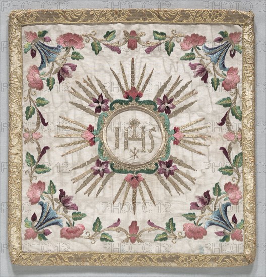 Pouch for the Chalice Cover, 1700s. Creator: Unknown.