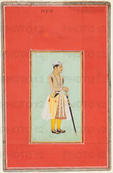 Prince Suraj Singh Rathor of Bikaner, 1611-13. Creator: Unknown.