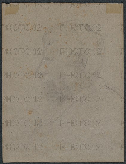 Profile Bust of a Man (verso), 1870s. Creator: Paul Gauguin (French, 1848-1903).