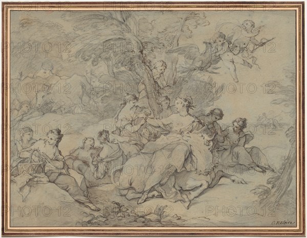 Rape of Europa, 1731. Creator: Charles Joseph Natoire (French, 1700-1777).