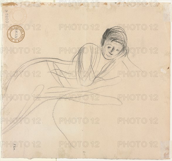 Reclining Woman (verso), 1915. Creator: Jean Louis Forain (French, 1852-1931).