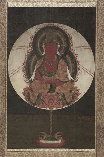 Red Amida, 1300s. Creator: Unknown.