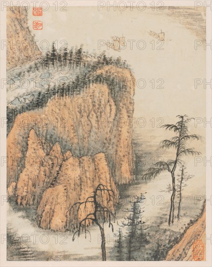 Reminiscences of Qinhuai River, 1642-1707. Creator: Shitao (Chinese, 1642-1707).