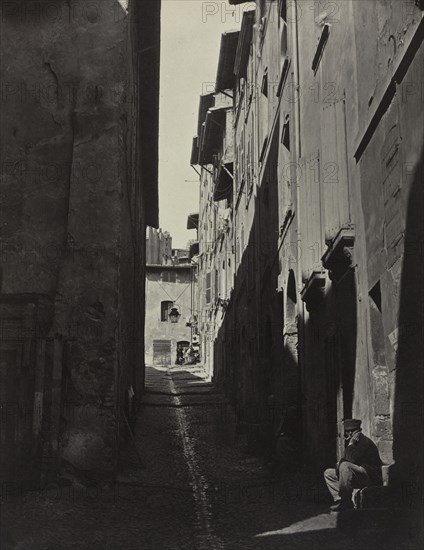 Renovation of the Old City of Marseille, Rue Caves de lOratoire, 1862. Creator: Adolphe Terris (French, 1820-1900).