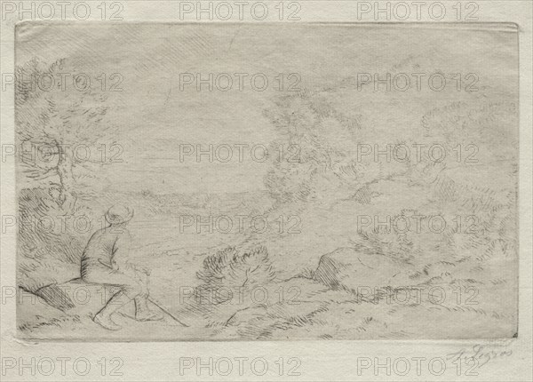 Rocks. Creator: Alphonse Legros (French, 1837-1911).