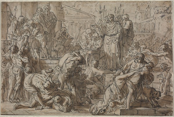 Roman Subject, 1700s. Creator: Philibert Benoît Delarue (French, 1718-1780), attributed to.