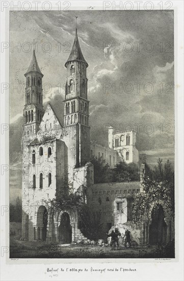 Ruins of the Abbey of Jumièges. Creator: Jean Truchot (French, 1798-1823).