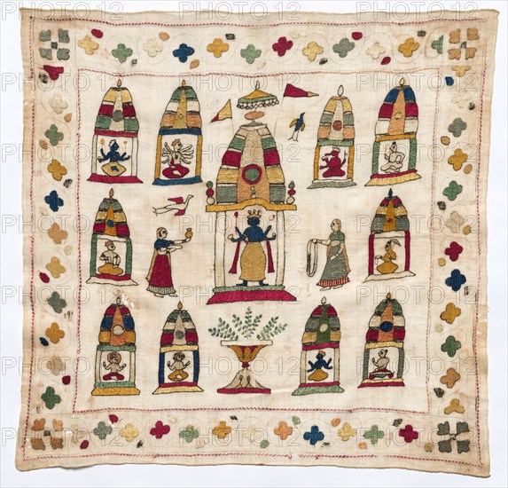 Rumal (Handkerchief), 1700s. Creator: Unknown.