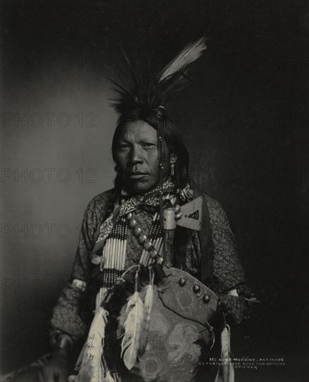 Runs Medicine, Arapahoe, 1898-1899. Creator: John K. Rose (American, 1849-1932); Benjamin S. Hopkins (American, 1861-1915), and.