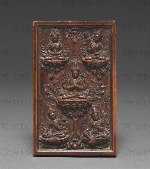 Sadaksari-Lokesvara Mandala, c. 1475-1525. Creator: Unknown.