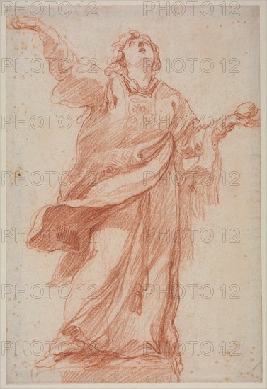 Saint Stephen in Ecstasy, second third 1700s. Creator: Edmé Bouchardon (French, 1698-1762).
