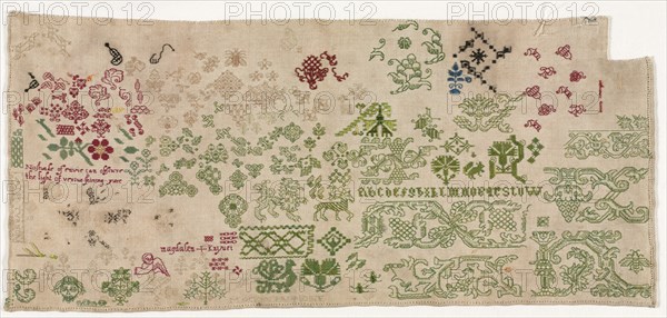 Sampler, 1600 - 1630. Creator: Unknown.