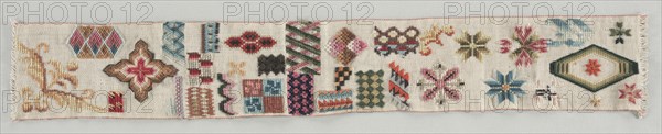 Sampler, c. 1850-1860s. Creator: Unknown.