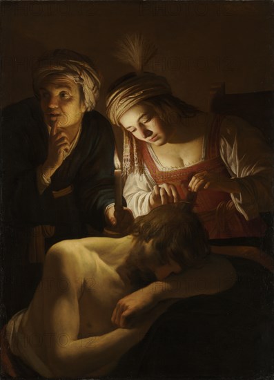 Samson and Delilah, c. 1616. Creator: Gerrit van Honthorst (Dutch, 1590-1656).