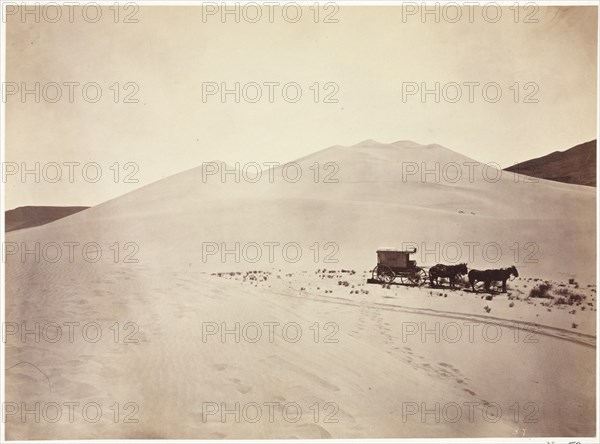 Sand Dunes, Carson Desert, Nevada, 1867. Creator: Timothy H. O'Sullivan (American, 1840-1882).
