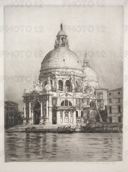 Santa Maria Della Salute #1, 1910. Creator: Mortimer Menpes (British, 1860-1938).