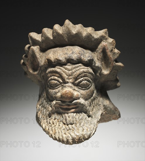 Satyr Head, 500s BC. Creator: Unknown.