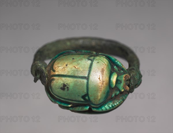 Scarab Ring, 1279-1213 BC. Creator: Unknown.