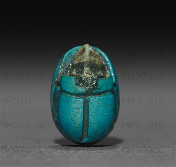 Scarab, 1350-1296 BC. Creator: Unknown.